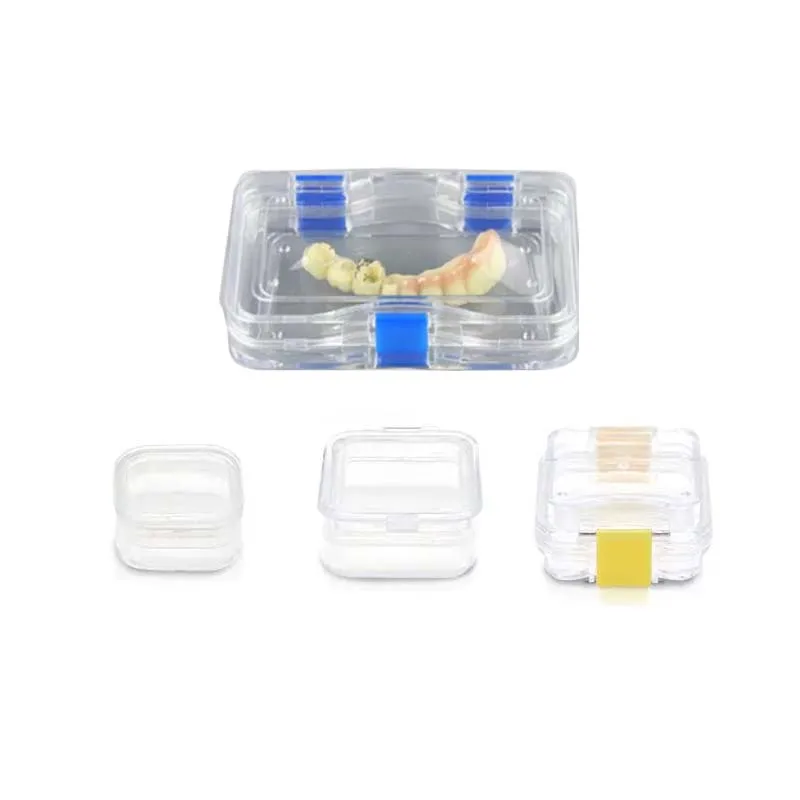 OEM Private Logo Dental Lab Membrane Box Denture Case For Storage Retainer