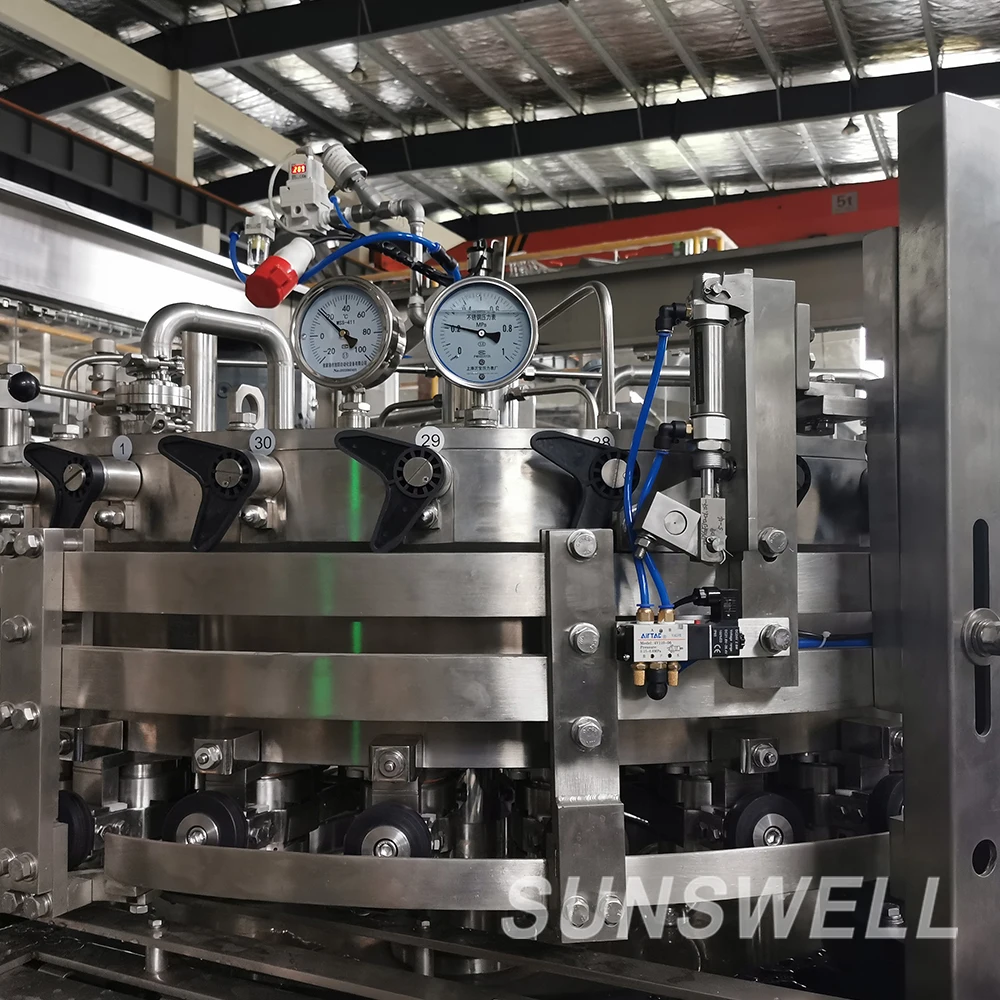 Aluminum tin can automatic filling machine soft drink production line
