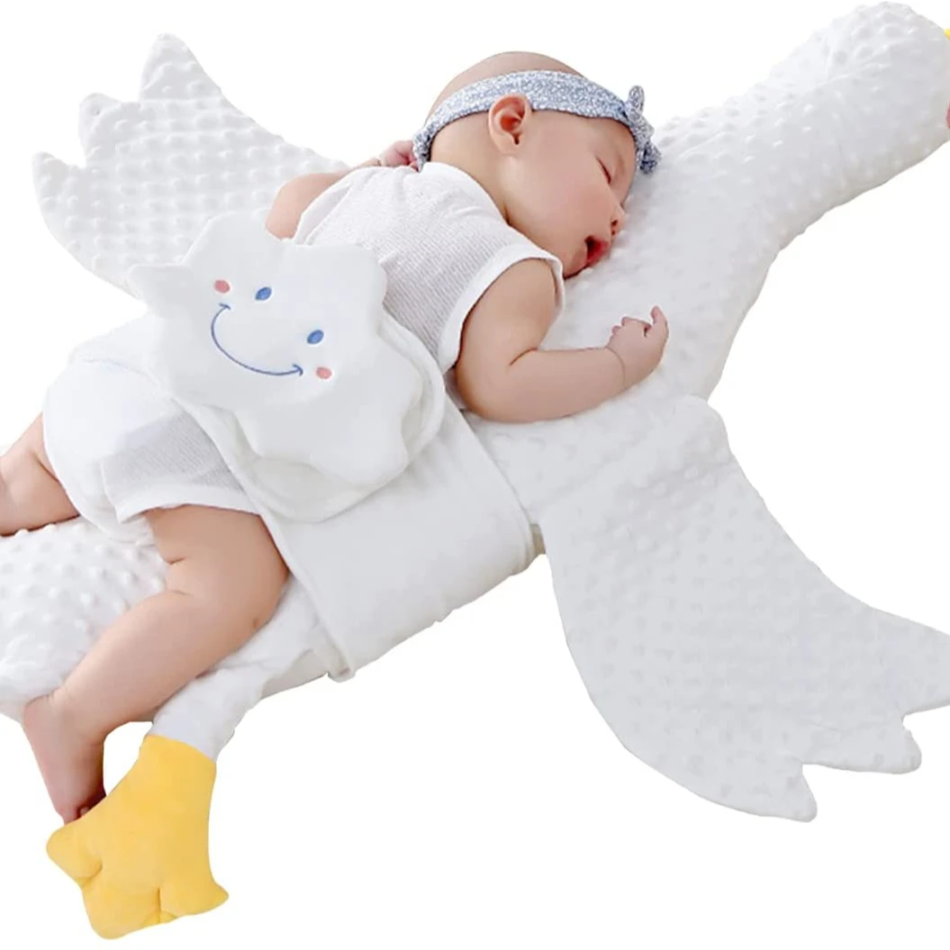 HOT selling Goose Plushies Toy Pillow Stuffed Animal Baby Soothing Pillow for Nursery/Kids