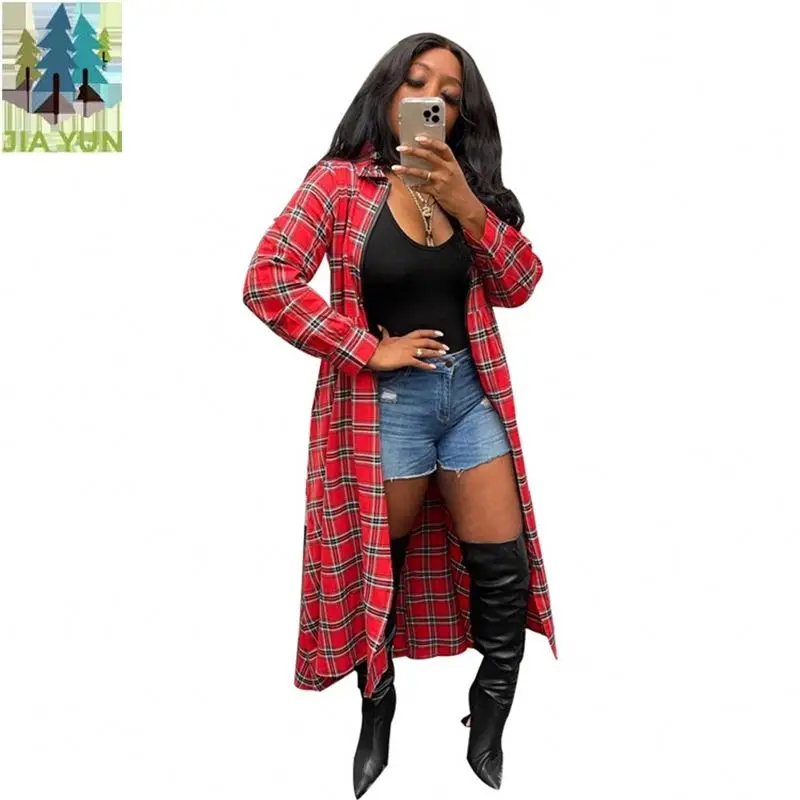 Женские топы в клетку, Рубашки, Топы, зимняя осенняя одежда, блузки, модный Тренч, куртки, длинные пальто, 2021