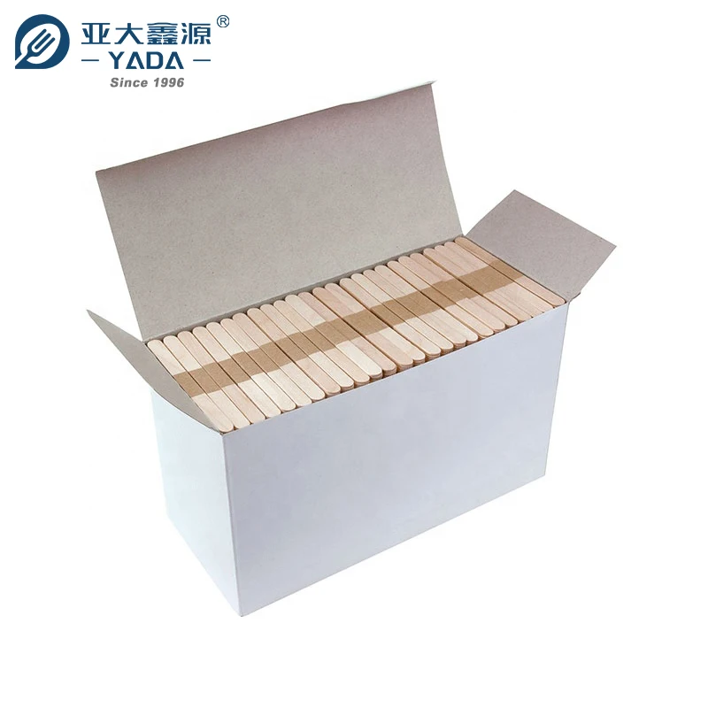 Yada 90/105mm Natural Disposable Coffee Stir Wooden Sticks Vending Stirrers for Auto Coffee Machine