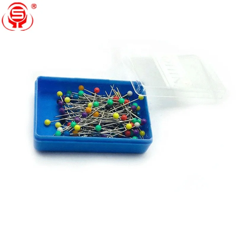 
Factory Direct Custom Colorful Assorted Metal Pearl Head Pins for Crafts Decoration 