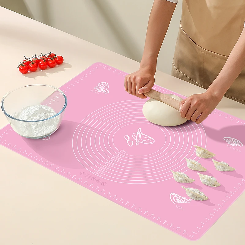 Custom logo accept Silicone Baking Mats 100% Non Stick Reusable Silicone Mat for Cookie and Macaron