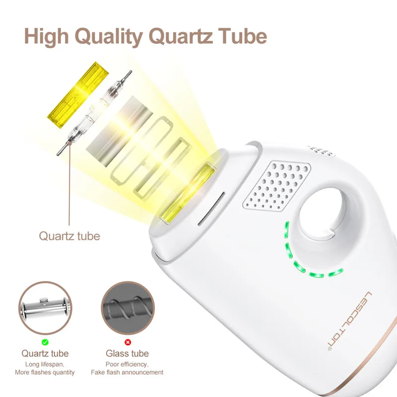 Lescolton Home Use Hair Removal Machine Epilation Ipl Opt Light 600,000 Shots Hair Removal Laser Equipment