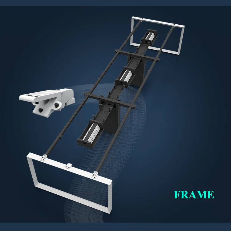 Industrial modern simple 4 seater modular open office desking workstation staff