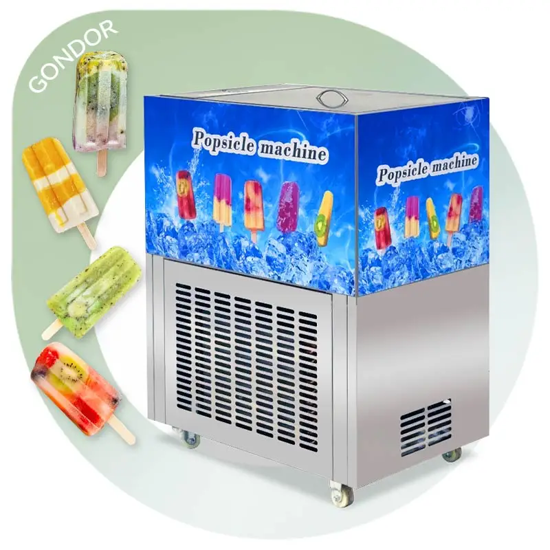 Manufacturer Automatic One Mold Ice Cream Loly Popsicle Maker Used Freezer Vend Bar Make Machine for Thai Sale