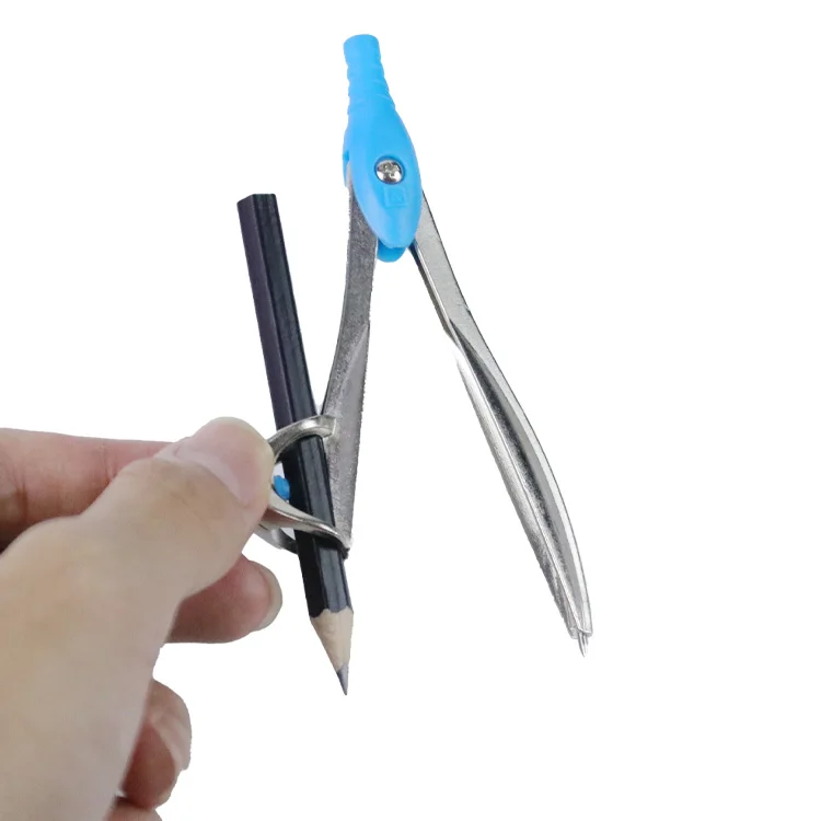 High Quality Math Set Geometry Drawing Set Student Pencil Compass Ruler For School Stationery Supplies