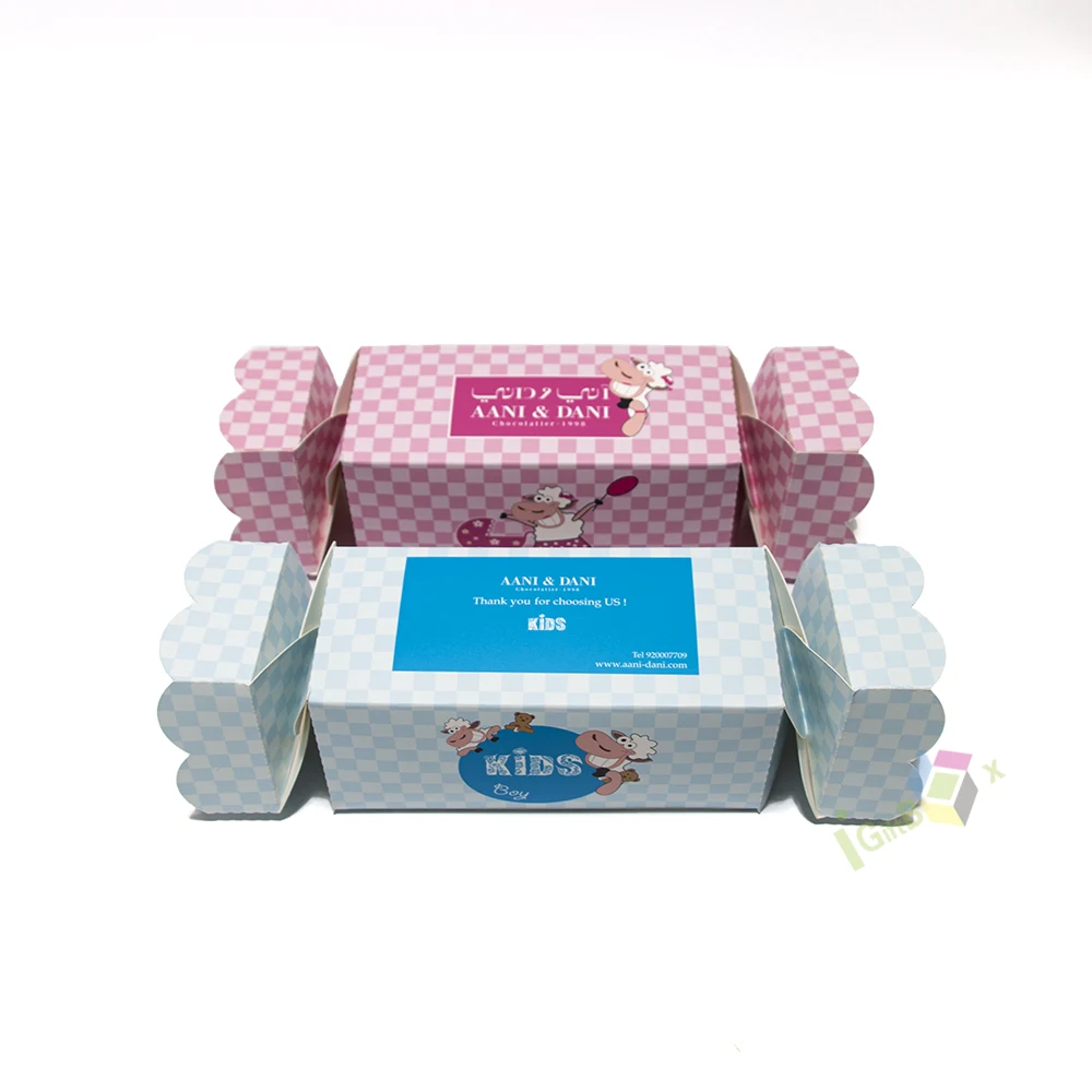 Christmas Cracker Special Design Wedding Party Gift Packaging Box Birthday Folding Paper Xmas Cracker