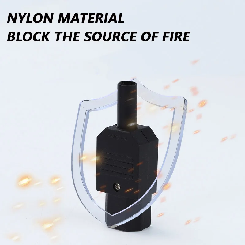 AC power socket  cable connectors male and female C13 and C14 wire electrical terminal battery power connector