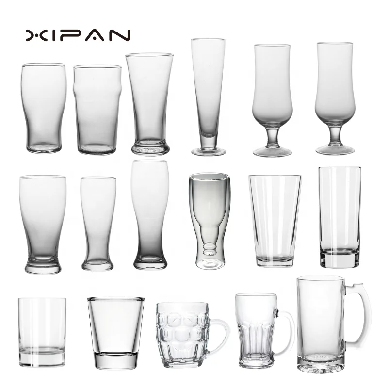 Wholesale Custom Classic 30oz Thicken strong unbreakable beer mugs glass steins soft drinks glass cup beer glass with handle