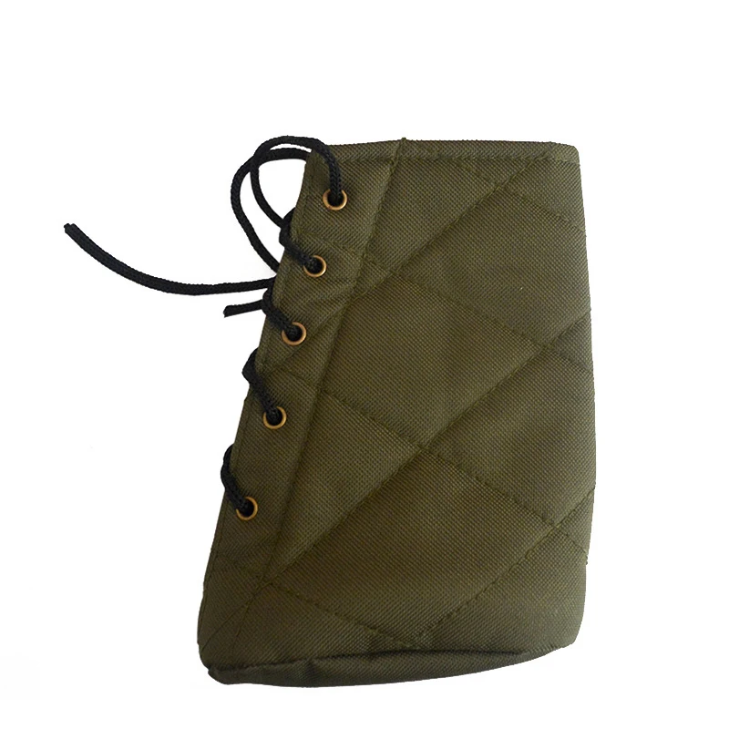 Hot sale outdoor shooting protective cover lace-up tactical CS rear cushion cover Holster green
