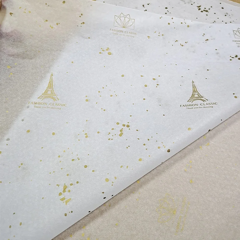 Colorful Printed Wrapping Custom Logo Gift Printing Printed Packaging Craft Kraft Waterproof Tissue Paper