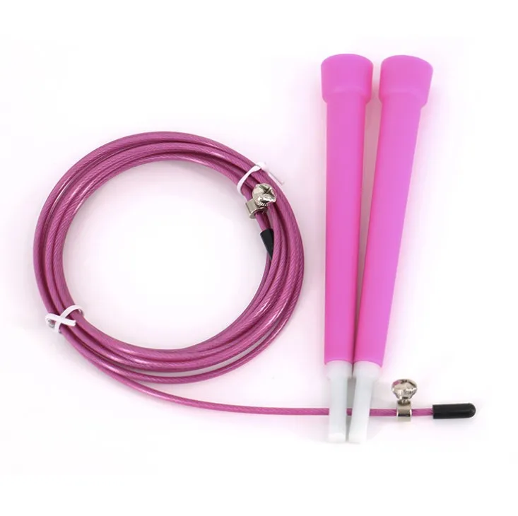 
Speed plastic steel wire adjustable skipping jump ropes 