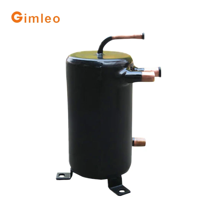 Factory Accumulator tube in shell heat exchanger for heat pump / industry chiller