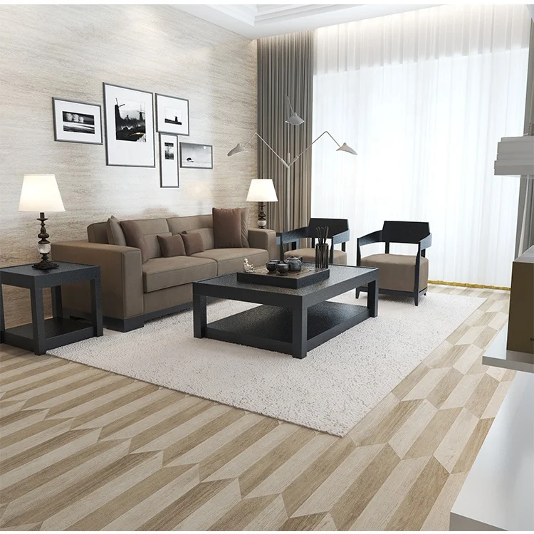 Factory direct supply pisos porcelanato madera ceramic wood porcelain floor tiles for house
