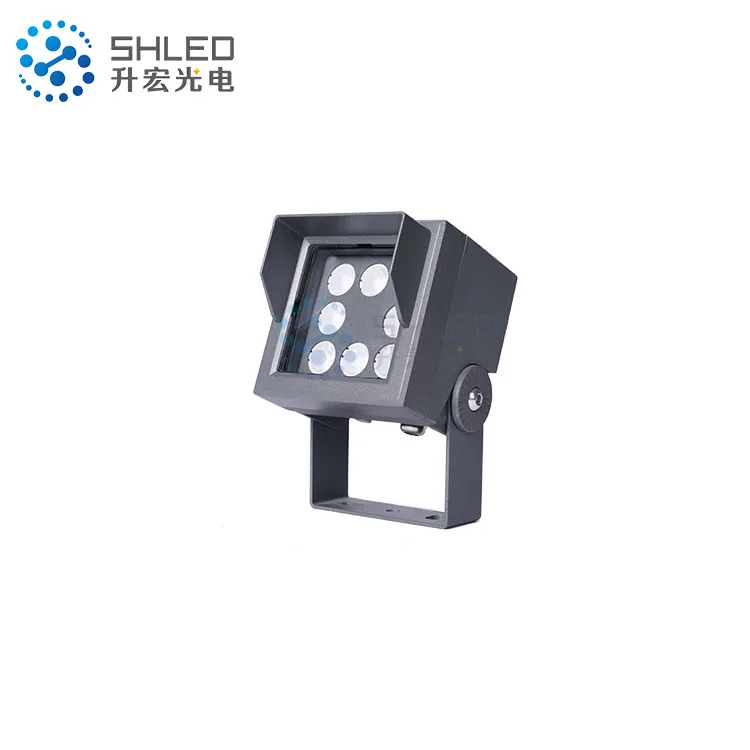 landscape lighting DMX512 square floodlight 18W led garden projector light