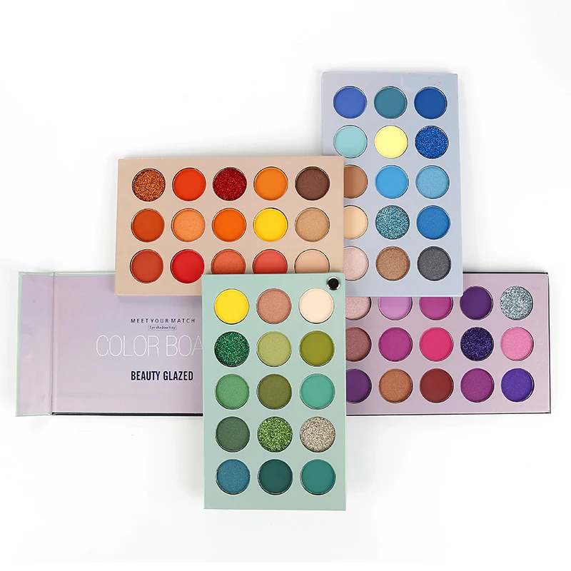  Палетка теней Beauty Glazed для макияжа глазурованная тени век матовые с блестящими пигментами Смоки водостойкая косметика 60