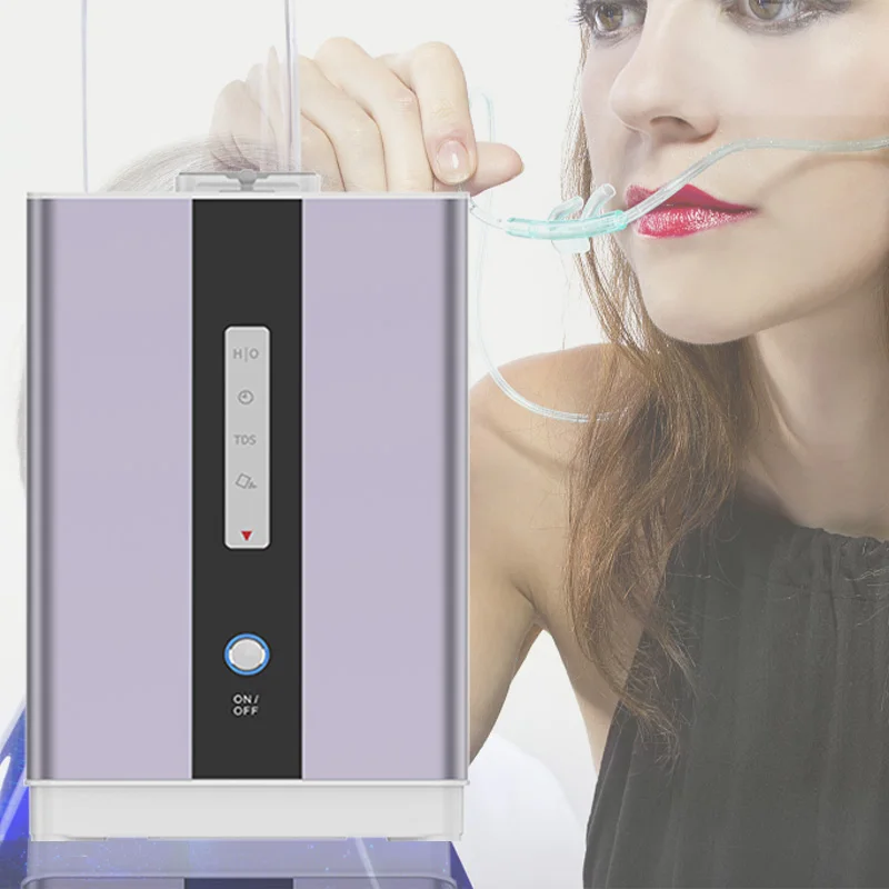 Cawolo HIM 22 Purple Color New Design 150ml SPE PEM Tech H2 Breathing Inhalation Health Care Hydrogen Inhaler