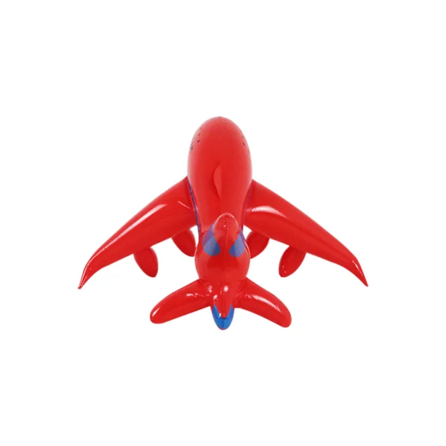 inflatable vehicle toy inflatable red airplane floating game for kids in Summer holiday