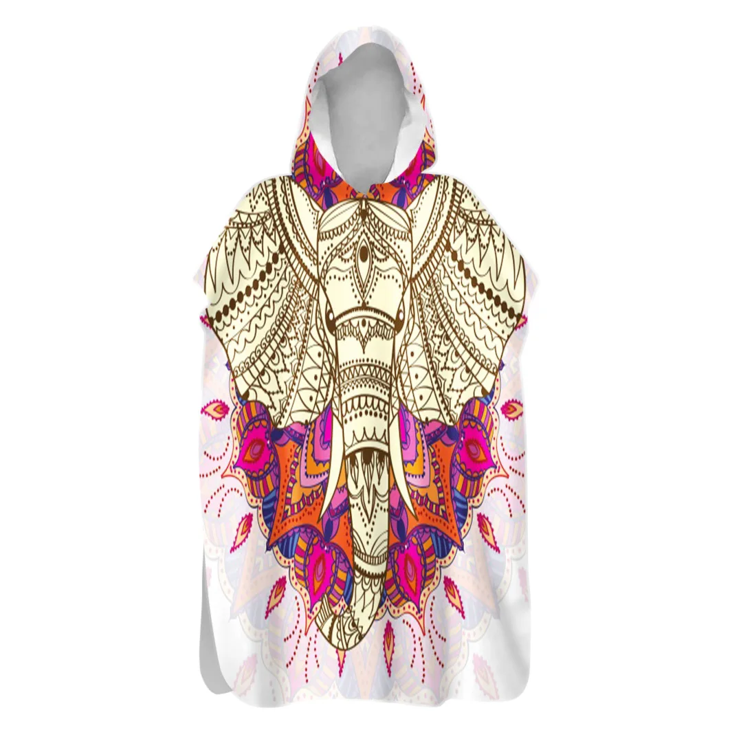 Custom Double-sided velvet adult kids quick dry beach towel Digital Sublimated Printed Logo Striped Sand Free