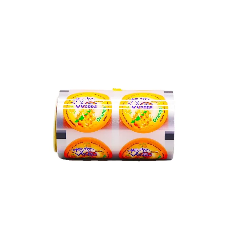 Factory Supply Custom Laminated Printing Film Roll Beans Packaging Films Roll Stock