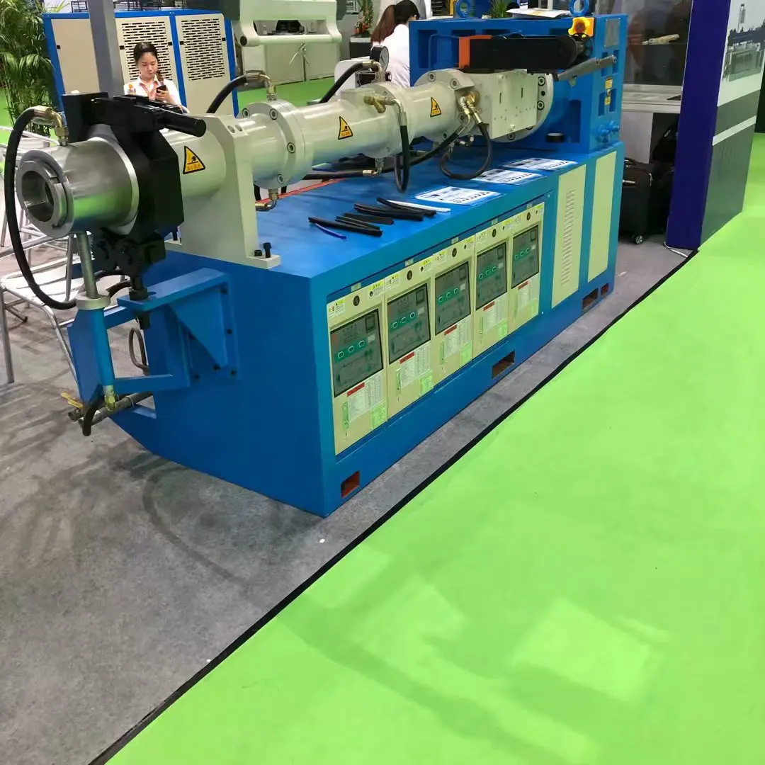 pin barrel cold feed rubber extruder / high quality rubber hose extruder production line