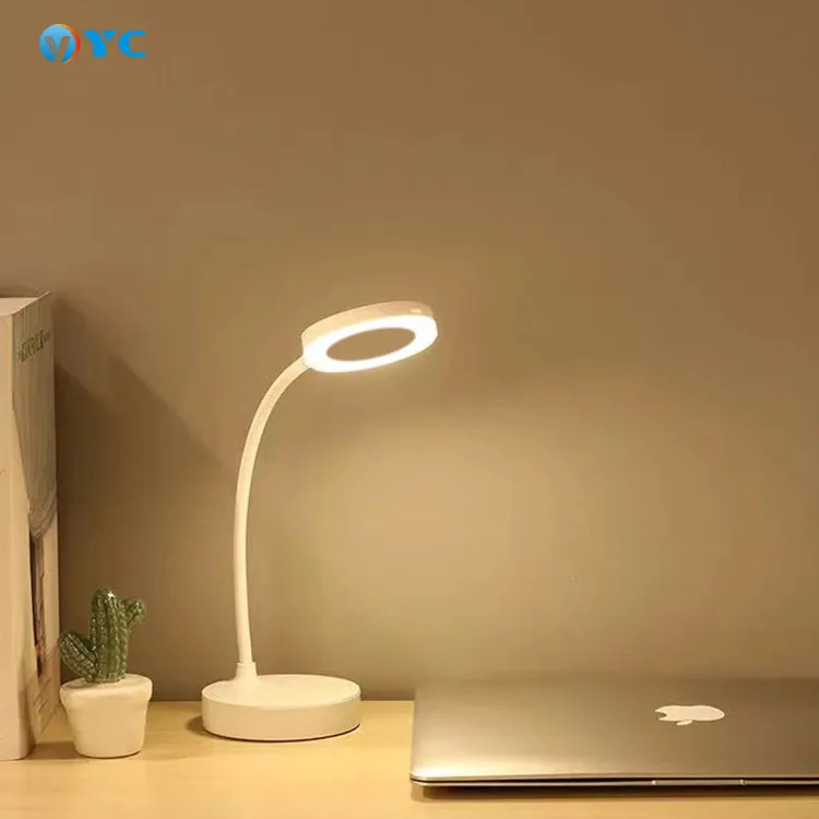 Rechargeable USB 5V LED Desk Lamp Bedroom Sleeping Adjustable Writing