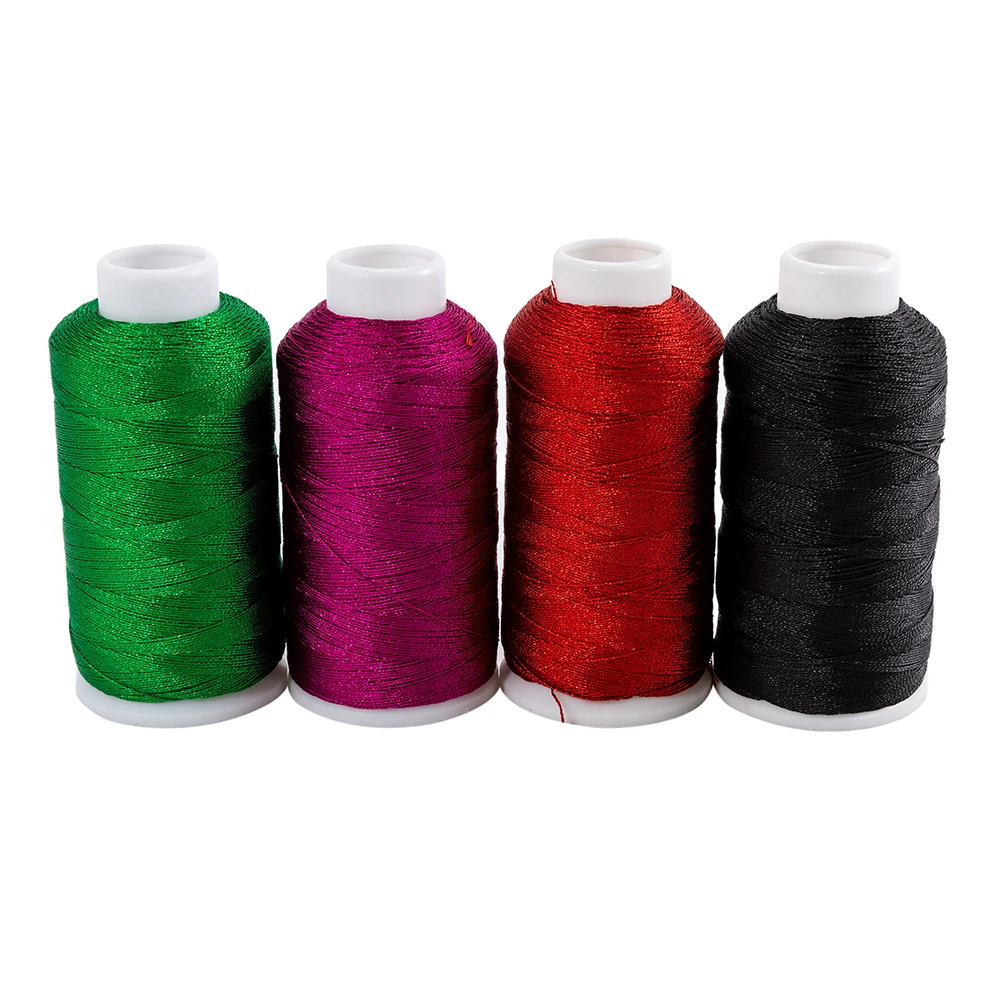 Wholesale 3/6/9/12 Strands Twisted Metallic yarn For Handicrafts Bracelet Braided Rope