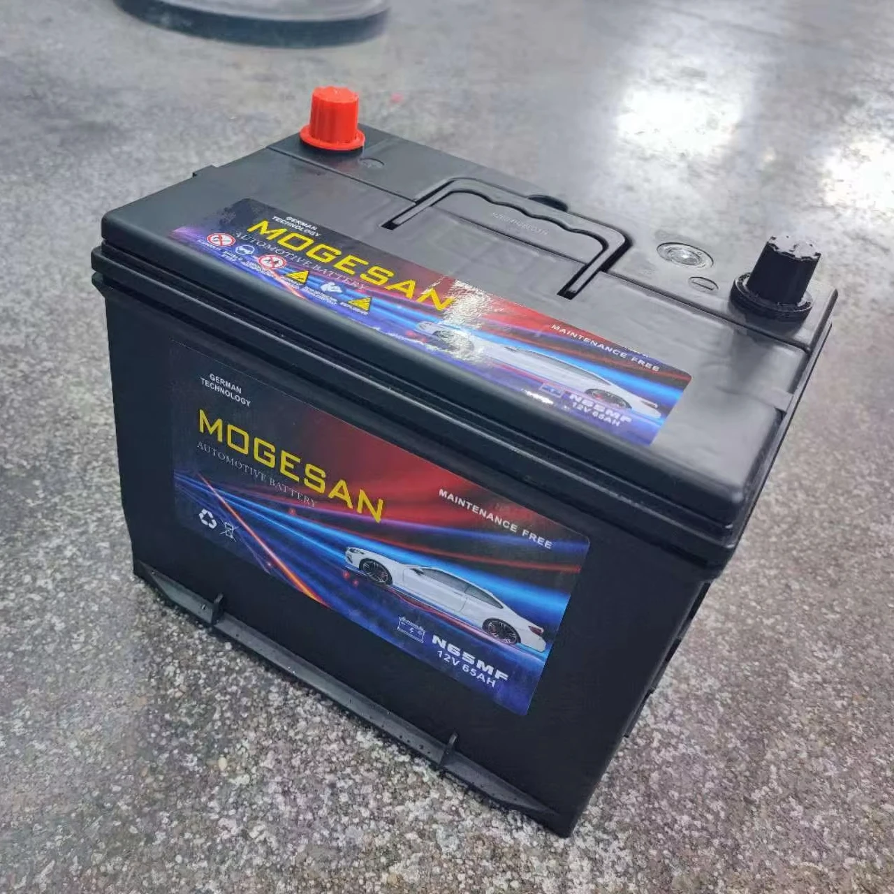 Wholesale Price High CCA Maintenance Free 12v N65MF Lead Acid Car Battery
