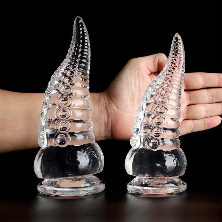 SM Anal Dilator Octopus Sex Toy Dildo Soft Crystal Long Tentacle Octopus Anal Plug With Suction Cup