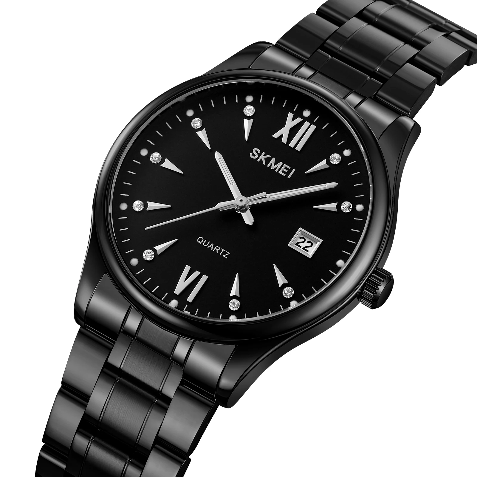 SKMEI 2158 latest gold design quartz watch classic men business watch waterproof date function