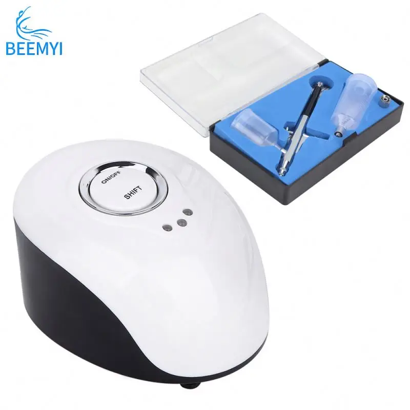 
BS-103 Oxygen Jet Compressors Foundation Beauty Portable Mini Face Airbrush Makeup Machine Oxygen Cordless 