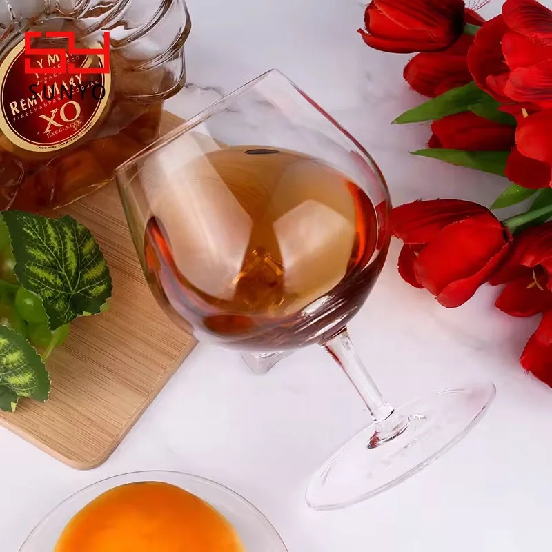 Wholesale Cool Cute Crystal Clear Mexican Tequila Whiskey Cognac Snifter Brandy Bullet Glass