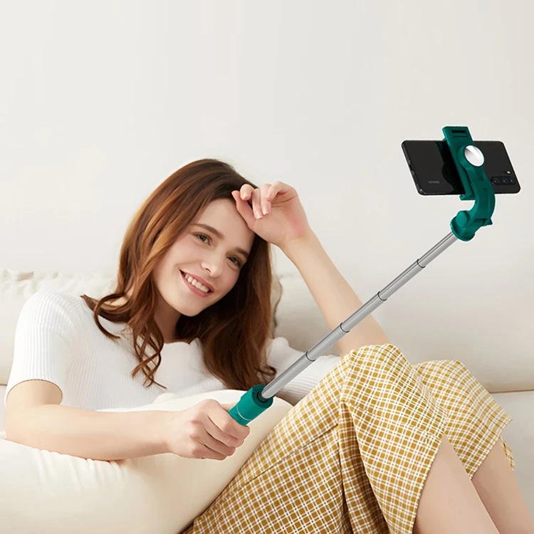 Hot Selling Selfie Stick Intergrated Tripod Stand With Wireless Remote For Mobile Phone