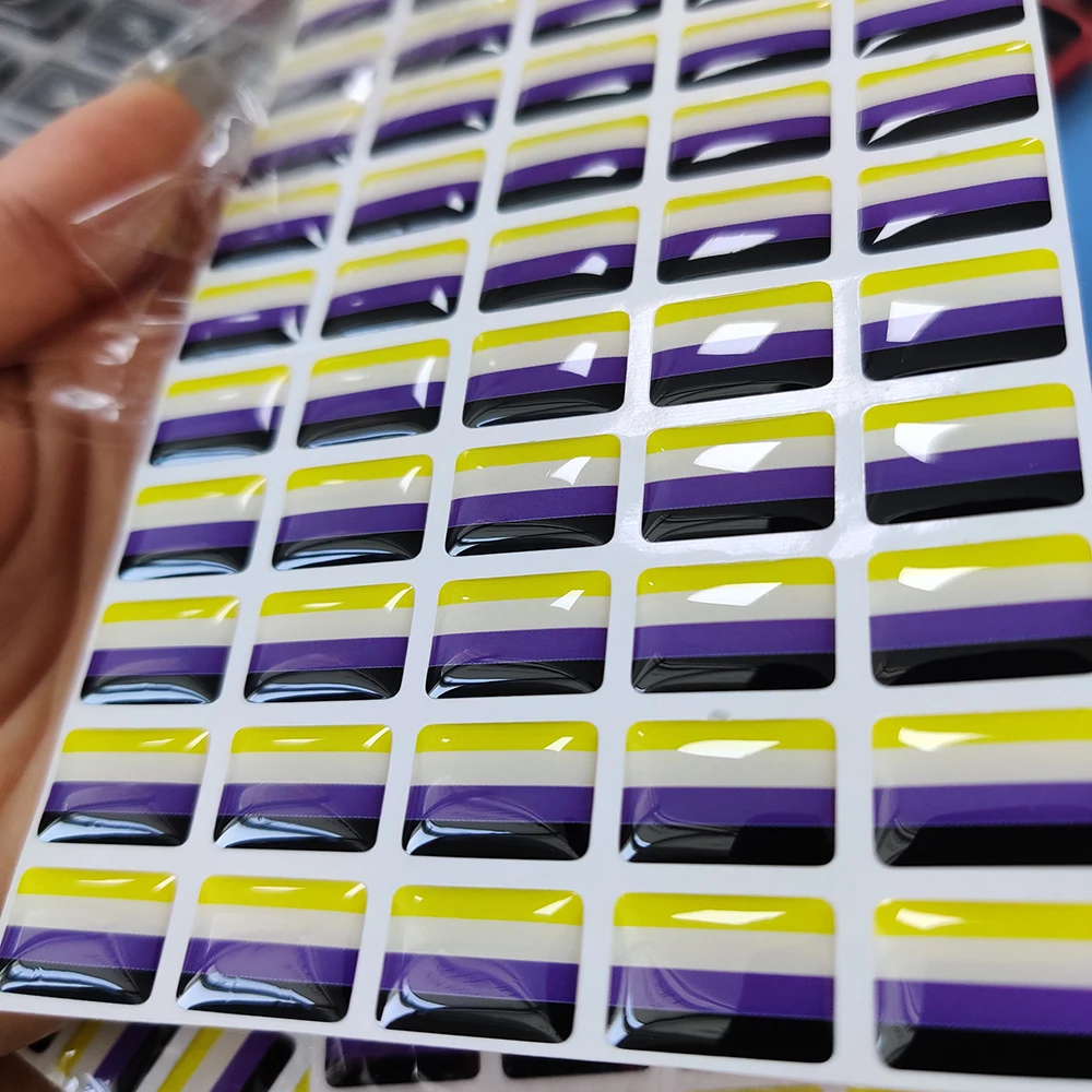 Customized make 3D clear resin crafts dome epoxy sticker with 3M adhesive logo gel silicon stickers 100 pcs