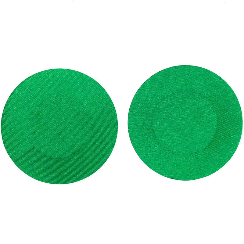 Round Shape Pasties Nipple Cover Invisible Disposable Self Adhesive Silicone Bra Satin Chest Stickers