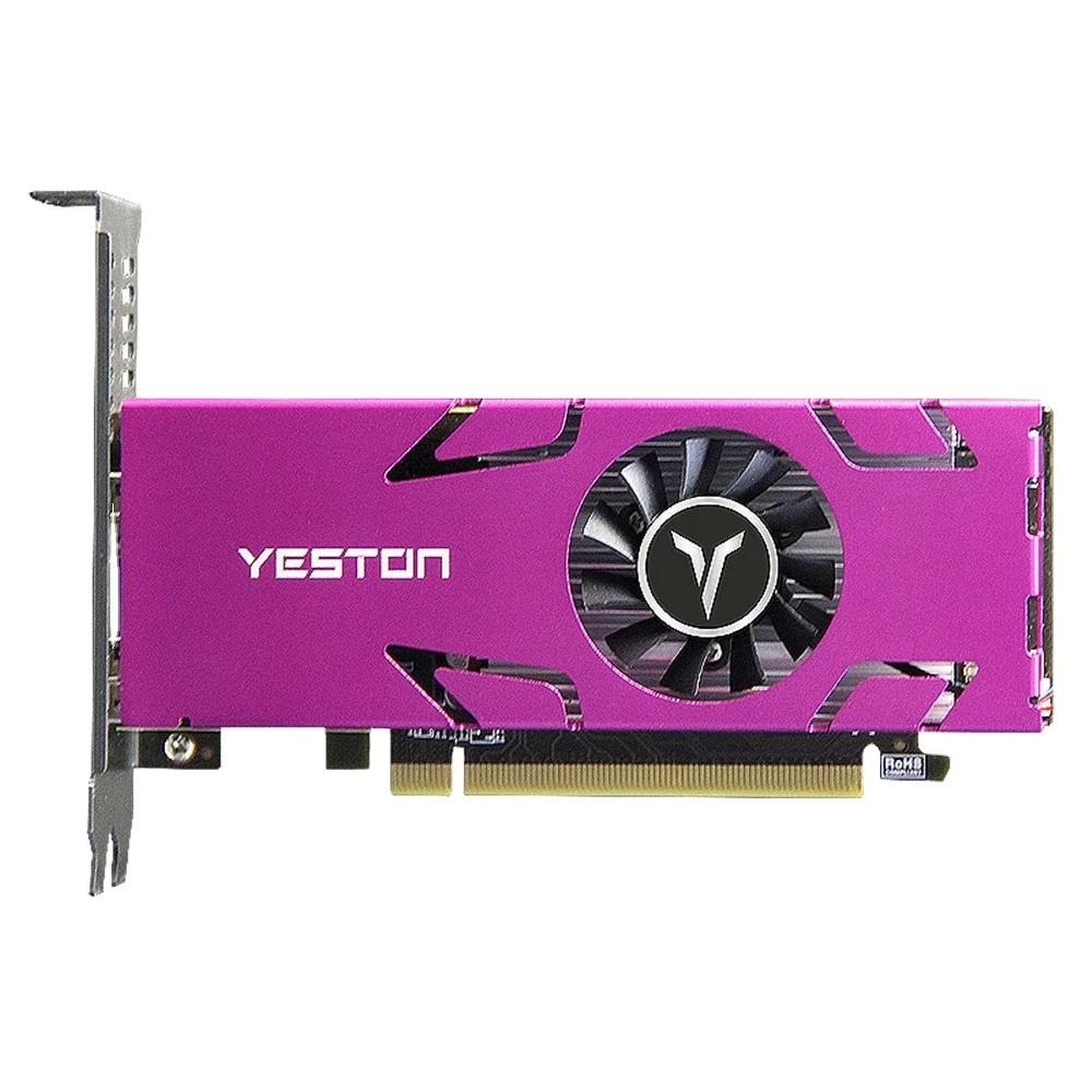 Yeston Radeon RX 550 GPU 4 Гб GDDR5 128bit игровой настольный компьютер PC Видео видеокарты Совместимость X4 RX550