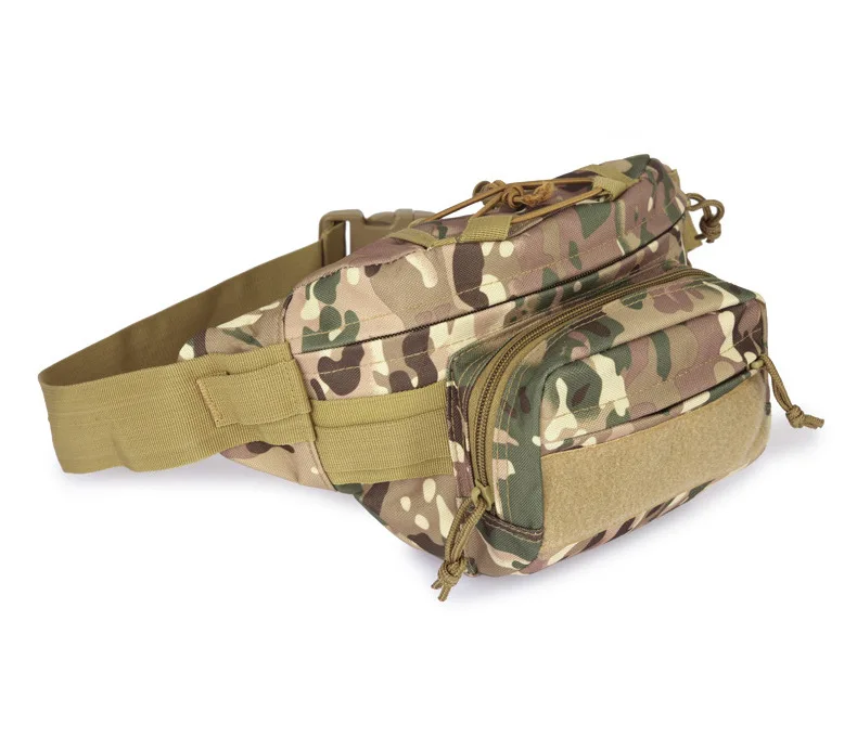 Outdoor Sports Tactical Waist Bag Utility Men EDC Riding Bag Fanny Pack Waist Pack for Running Camping Hiking Hunting