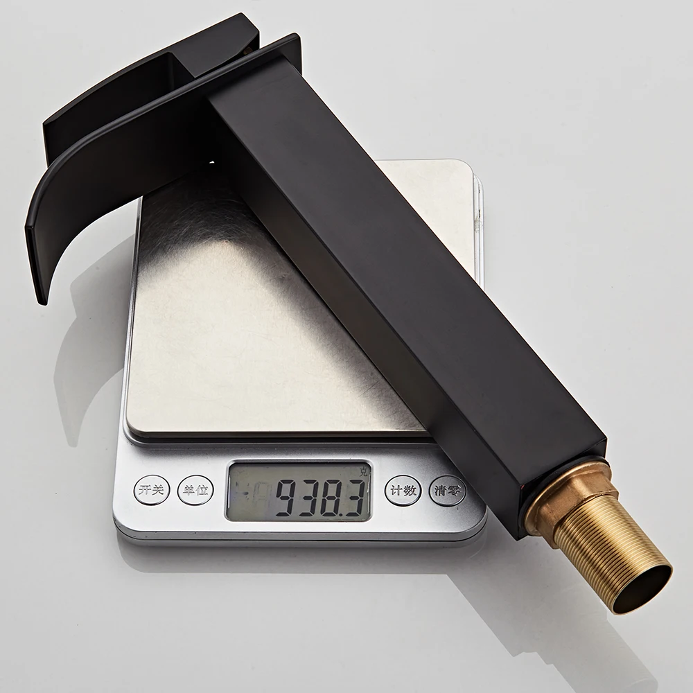 YUNDOOM OEM Bathroom Tall Washbasin Musluk Grifo Banheiro Robinet Black Brass Duchas Griferia Chrome Washroom Basin Faucets