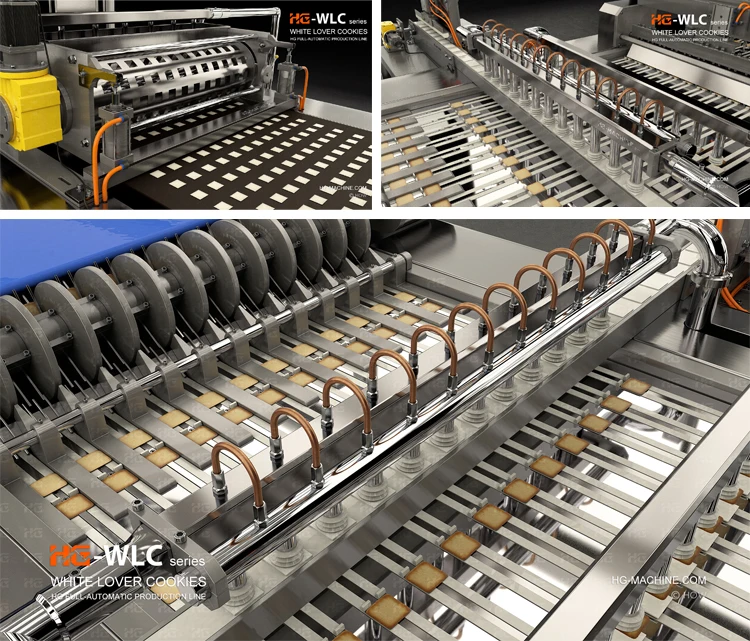 White lover cookies automatic biscuit production line/Cookie making machine manufacturing machines for small business ideas