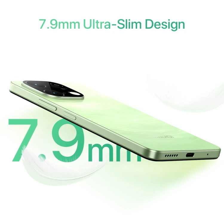 Rushed UMIDIGI G9C 6GB+128GB Face ID&Side Fingerprint Identification 6.75inch Android 14 MediaTek Helio G36 Octa Core Network 4G