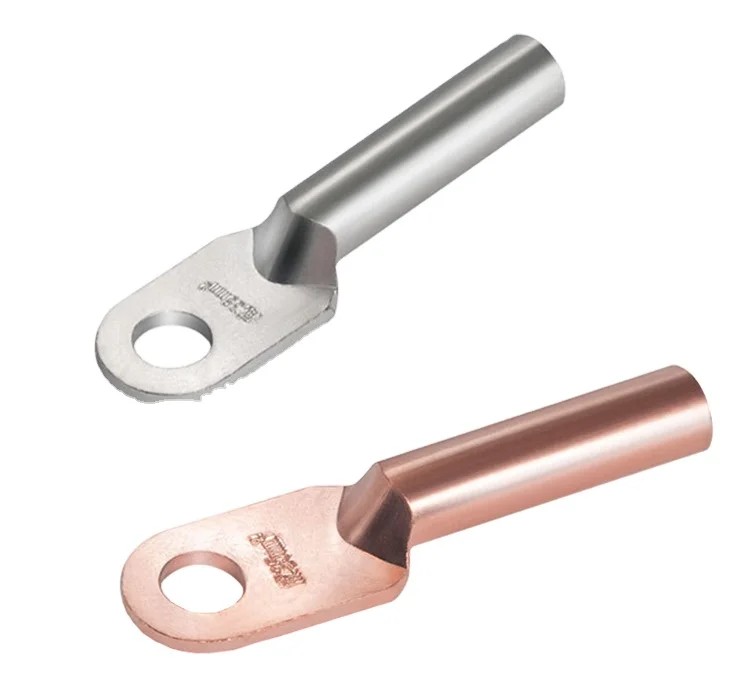 Electrical equipment 1/0 4/0 awg terminal lug types copper bare eyelet round ring terminal cable Crimp lugs supplier price
