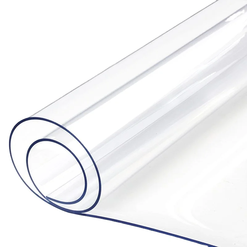 Fuxing clear  3mm film frosted pvc roll pvc transparent roll soft plastic sheet roll clear pvc film 1mm