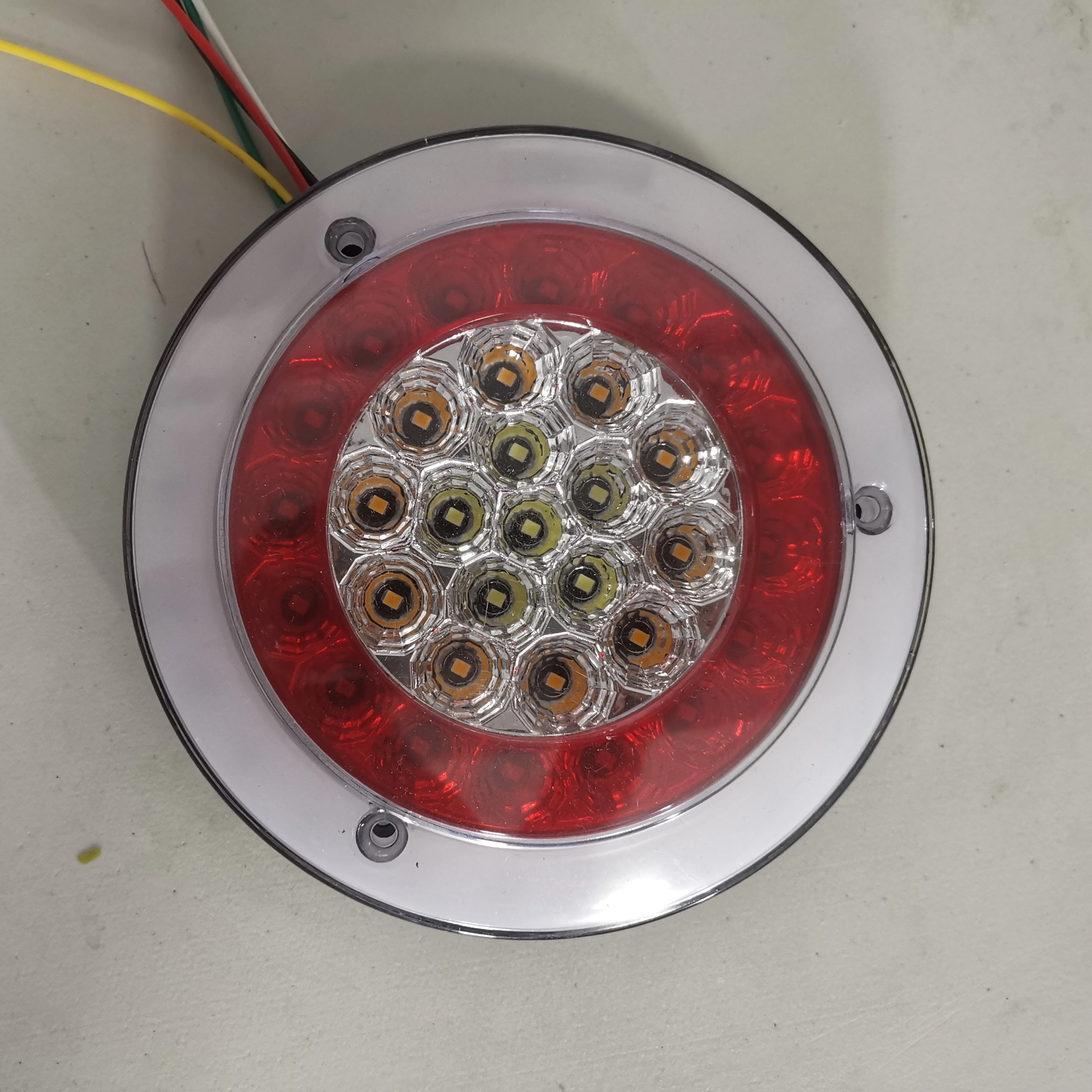 cargo strobe 36w led car work light dual color flashing fog light for jeep pick up turn tail light