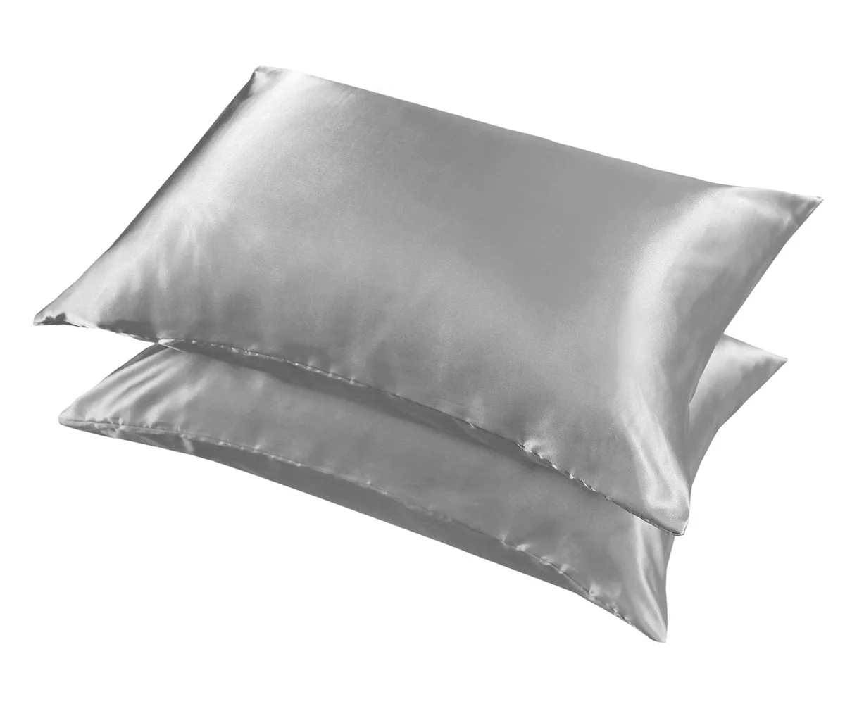 Luxury Soft Satin Silk Pillowcase 100% Natural Satin Washed Silk Pillow Cases
