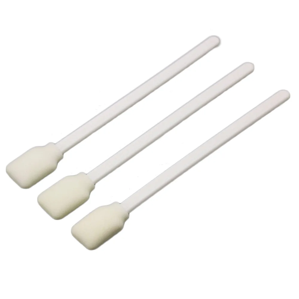 Good Absorbency Antistatic Cleanroom Swab Large Rectangle Head Foam Cotton Swab For Painting Machine