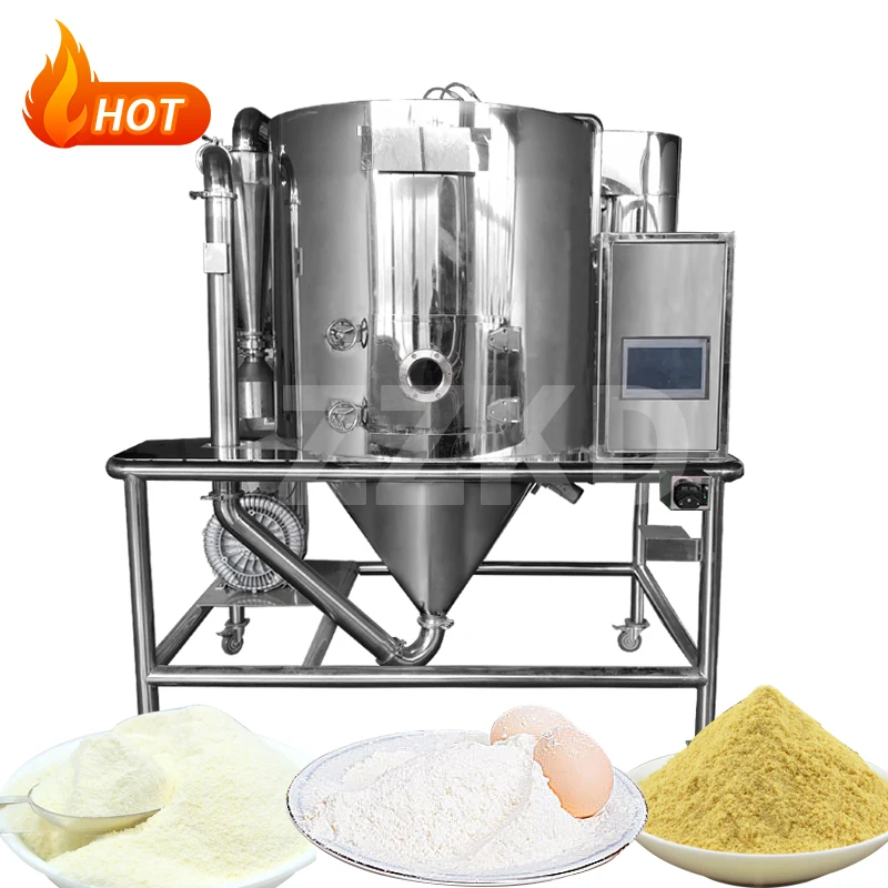 Atomization Vacuum Milk Spray Dryer Machine Centrifugal Fruits Spray Dryer Lpg 5