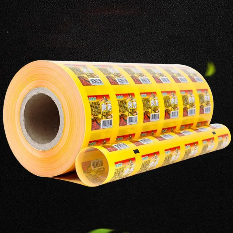 Food Packaging Film Roll Aluminum Film Rolls Snack Packaging Film Honey Sachet Roll Plastic Candy Wrapper