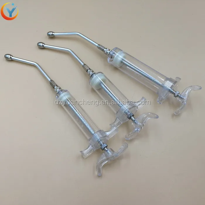 Veterinary Drencher Feeding Medicine Gun Automatic Syringe Injector Feeding Syringe for bird