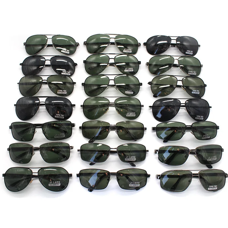 2022 New Cheap Mixed order High quality polarized sunglasses men driving sunglasses uv400 Wholesale sunglasses metal in stock